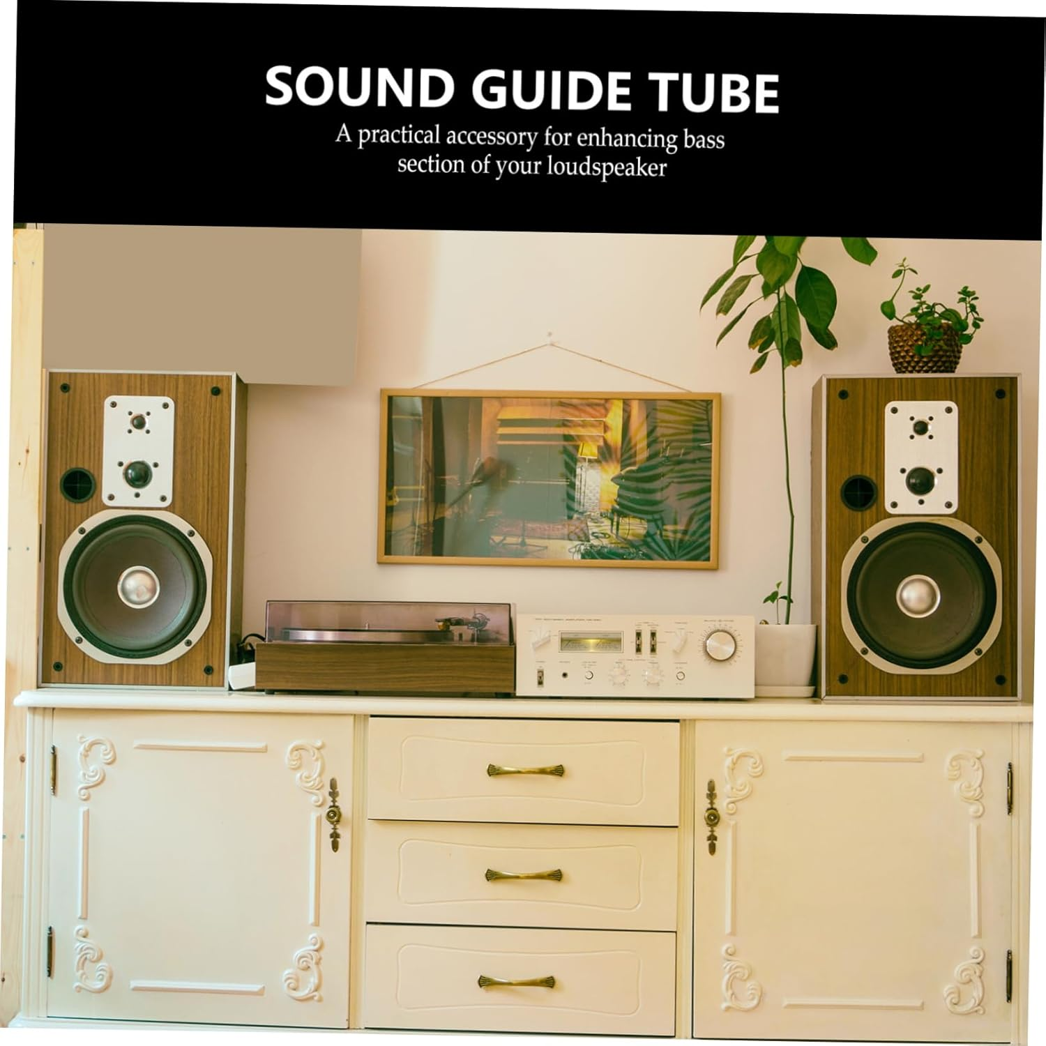 MERRYHAPY 5Pcs Audio Hair Dryer Speaker Port Tube for Professional Sound Quality Speaker Grill Car Port Tube