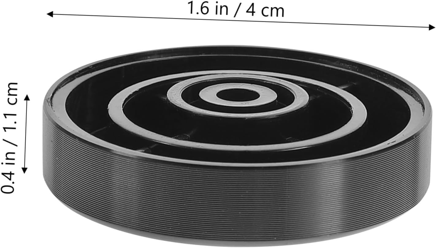 Kisangel Speaker Isolation Feet Hifi Isolation Feet Sturdy Shock Absorption Pads Spikes, 40X12Mm Black Speaker Vibration Absorber for Subwoofer Stand and Home Audio Equipment Protection image number 1