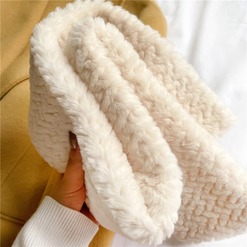 Womens Faux Fur Collar Scarf,Morechioce 90Cm&times;10Cm Winter Artificial Rabbit Fur Scarf - Grey image number 2