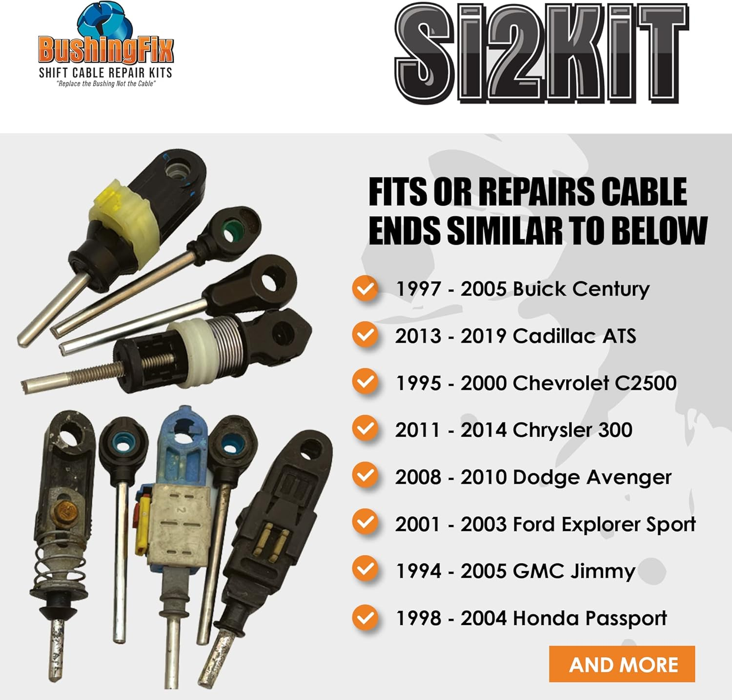 Bushing Fix Si2Kit - Automatic Transmission Shift Cable Bushing Repair Kit