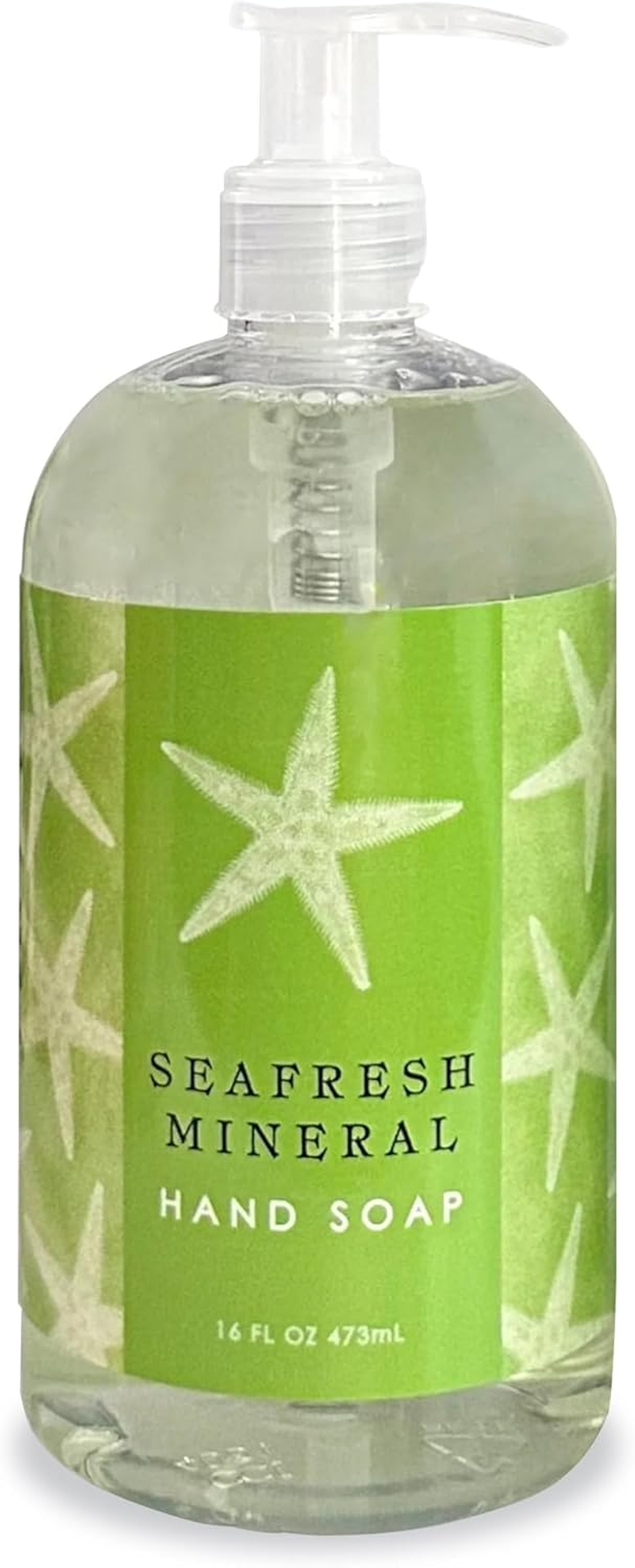 Greenwich Bay SEAFRESH MINERAL Shea Butter Hand Soap Enriched with Ocean Minerals, Cocoa Butter and Grapeseed Oil 16 Oz