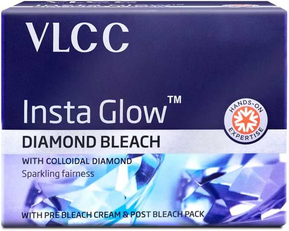 VLCC Insta Glow Diamond Bleach 60 G image number 3