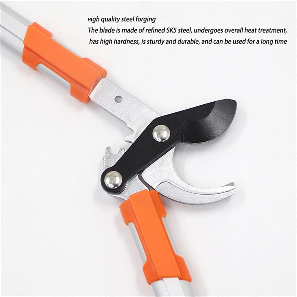 Bypass Loppers,Light Duty Tree Loppers, 62Cm Strong and Powerful Scissors, Used for Pruning Trees and Fruit Trees within 3Cm in Garden, Effortless Scissors, with a Composite Effect of 3 Times Power image number 4