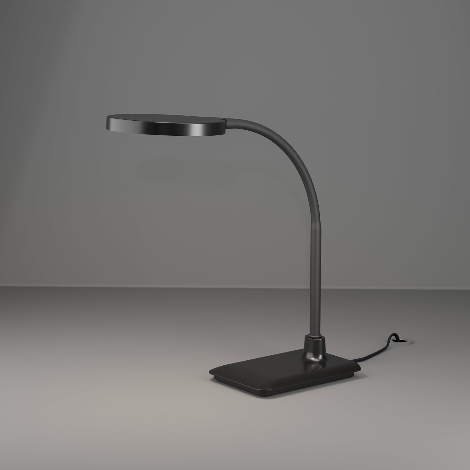 Eglo LED Desk Lamp Lauro, Touch-Dimmable Office Lighting, Table Light Fitting for Reading, White Plastic, Warm - Cool White, H 36 Cm