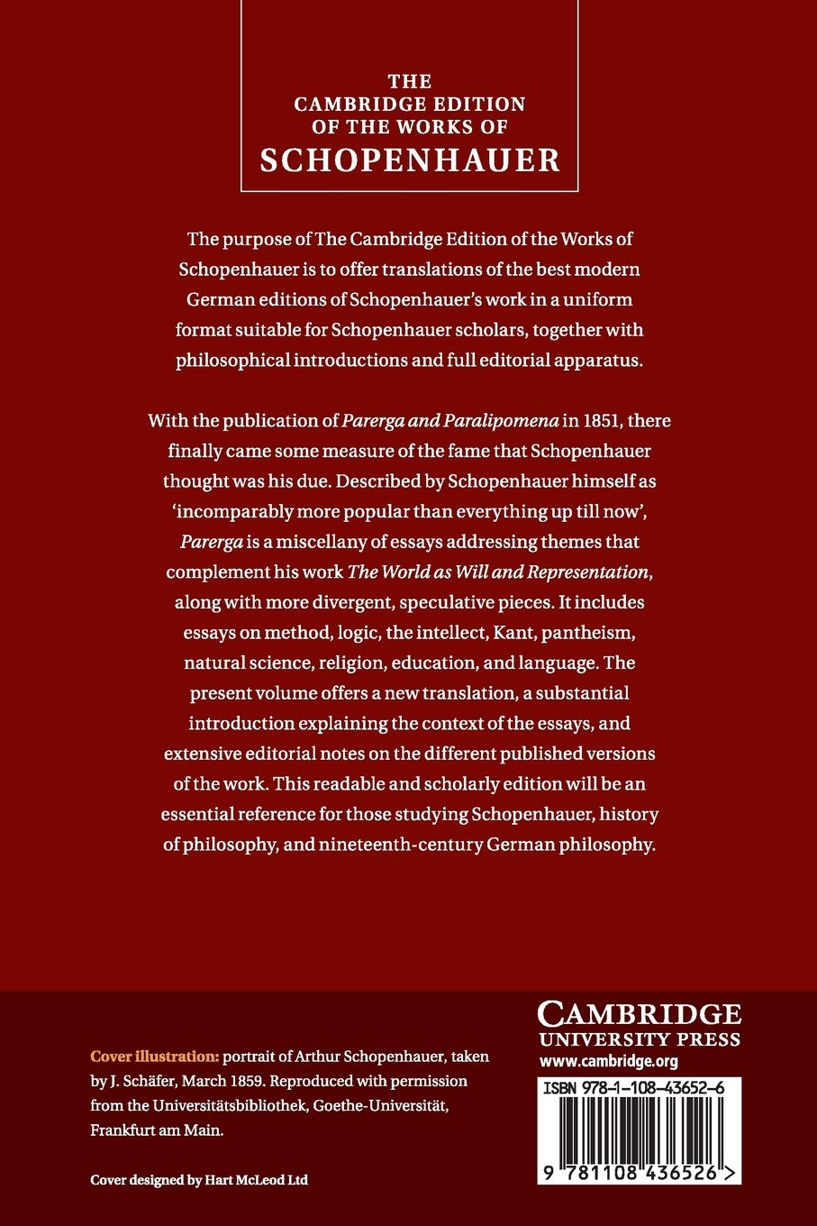 Schopenhauer: Parerga and Paralipomena: Short Philosophical Essays image number 1