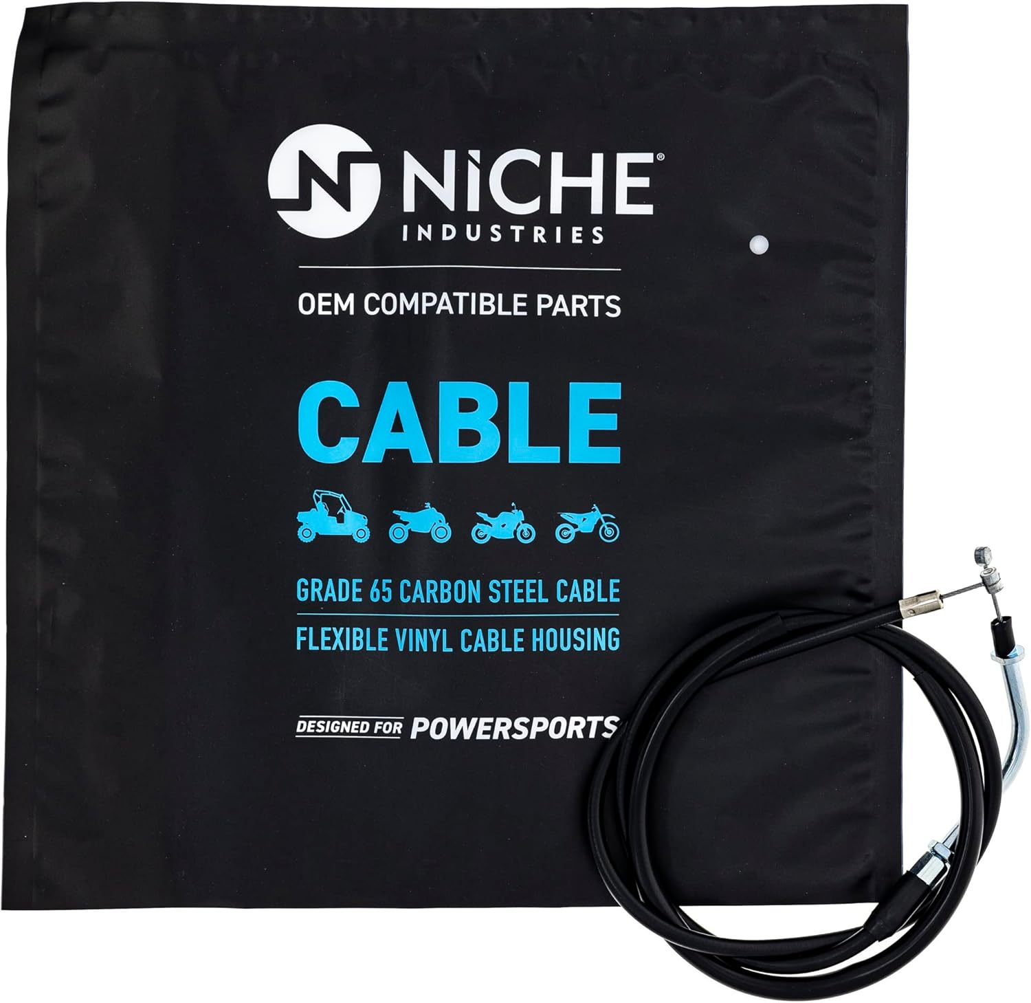 NICHE Throttle Cable for Yamaha XS1100 XS1100L XS1100S XS400 XS400S XS750 XS750-2 XS850 2H7-26311-01-00 image number 4