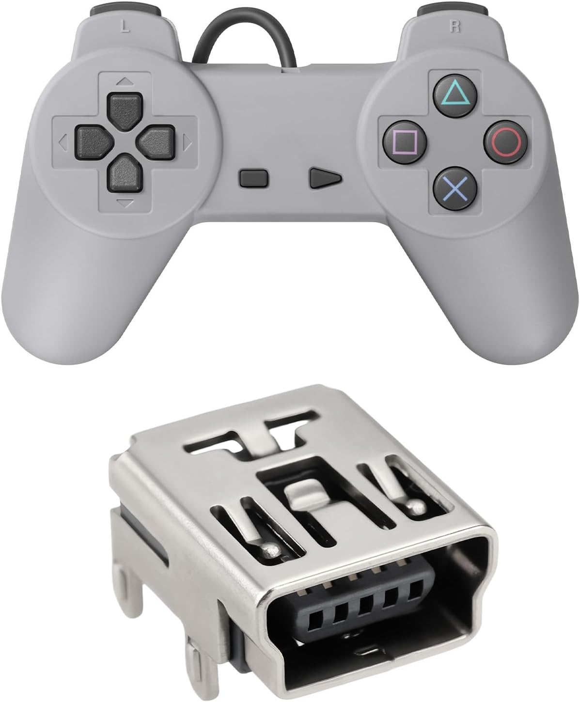 OTOTEC 5Pcs Mini USB Port Compatible with Playstation 3 4Pin Controller Power Socket image number 2