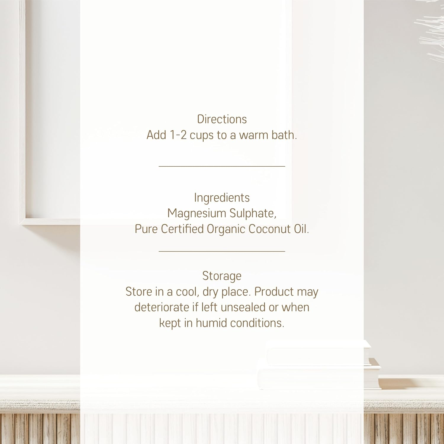 Salts & Co Barefoot in Bahamas Coconut Epsom Bath Salt 1KG image number 5