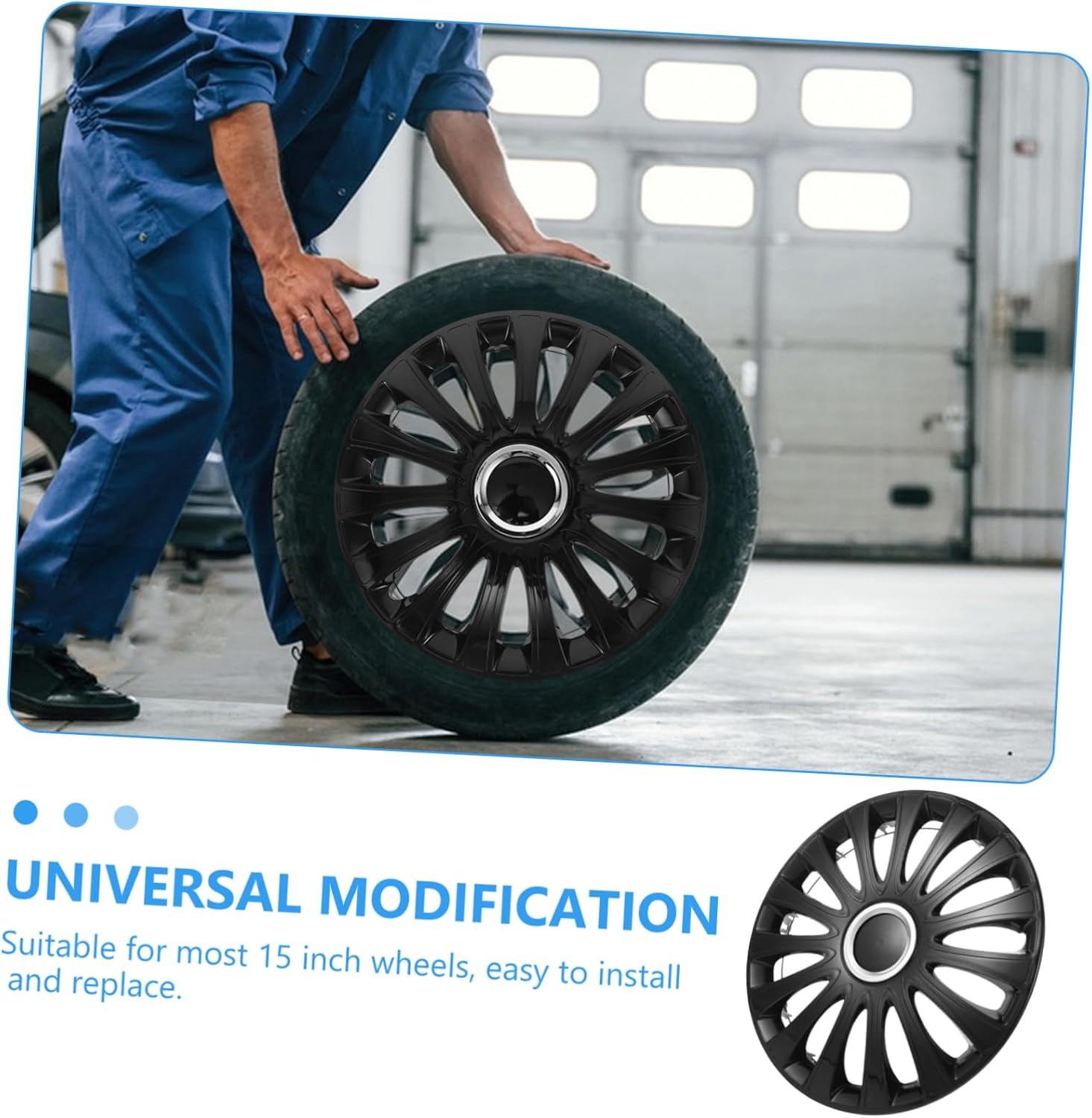 ABOOFAN Hub Cap Decorative Wheel Cover for Truck Replacement Car Hubcaps Protect Tire Covers Enhance Vehicle Look image number 4