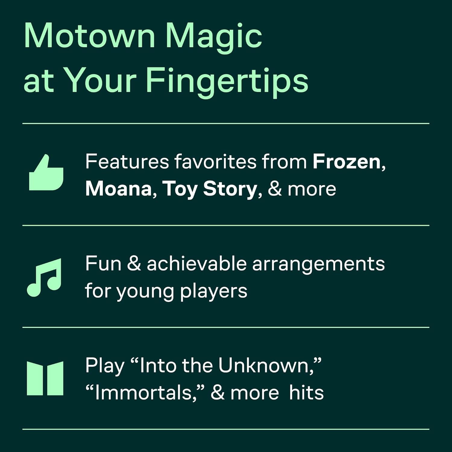 Hal Leonard Easy Piano Movie Songs Book for Kids