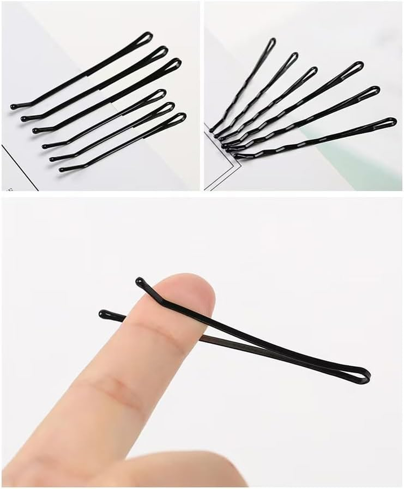 Black Bobby Pins Set, 4 Cards 192 Pcs, Small Mini Hair Styling, Secure Hold for Women and Girls, Perfect for Updos, Buns, and Flyaways