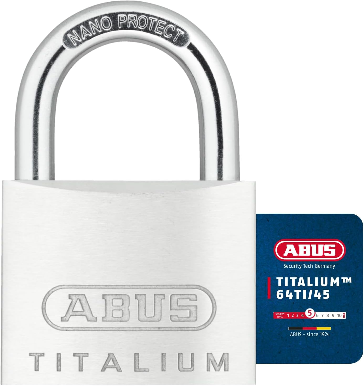 64Ti/20 20Mm Carded Titalium Padlock (Pack of 2)