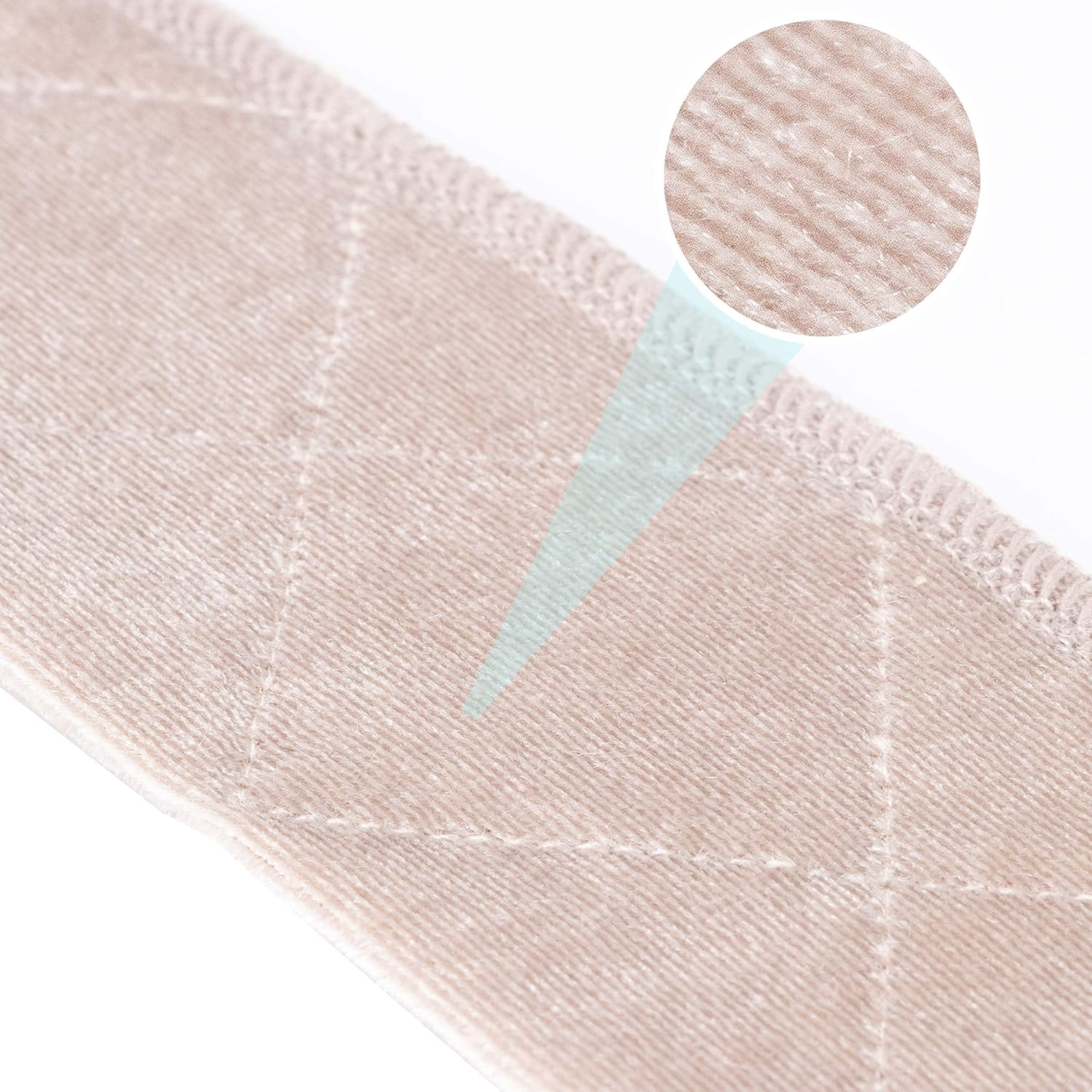 GEX Wig Grip Band Flexible Velvet Scarf Head Hair Band Wig Band with Adjustable Fastern (Beige) image number 5