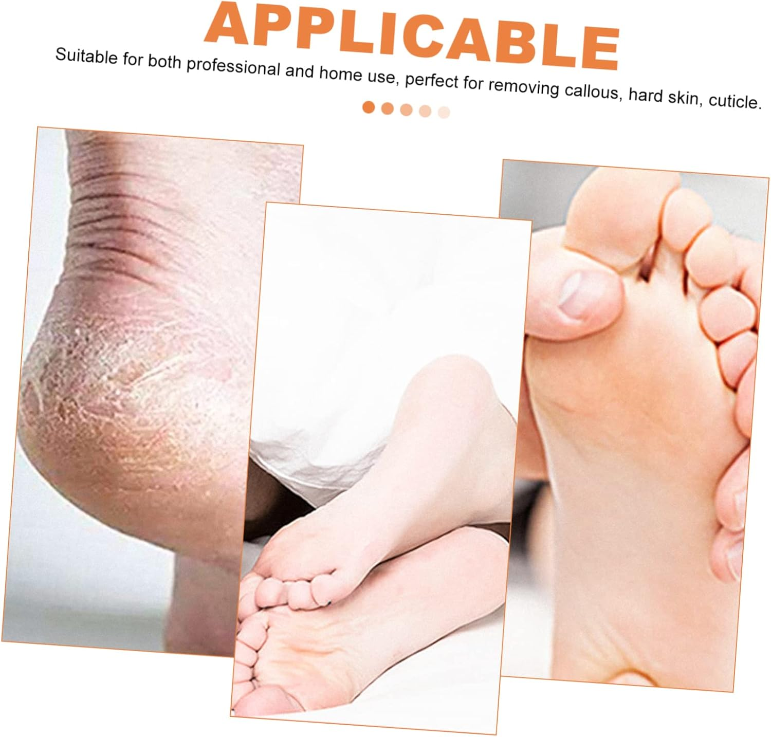 SOESFOUFU Tool Foot File Pumice Stone Double-Sided Foot Grinding Tool Comfortable Handles