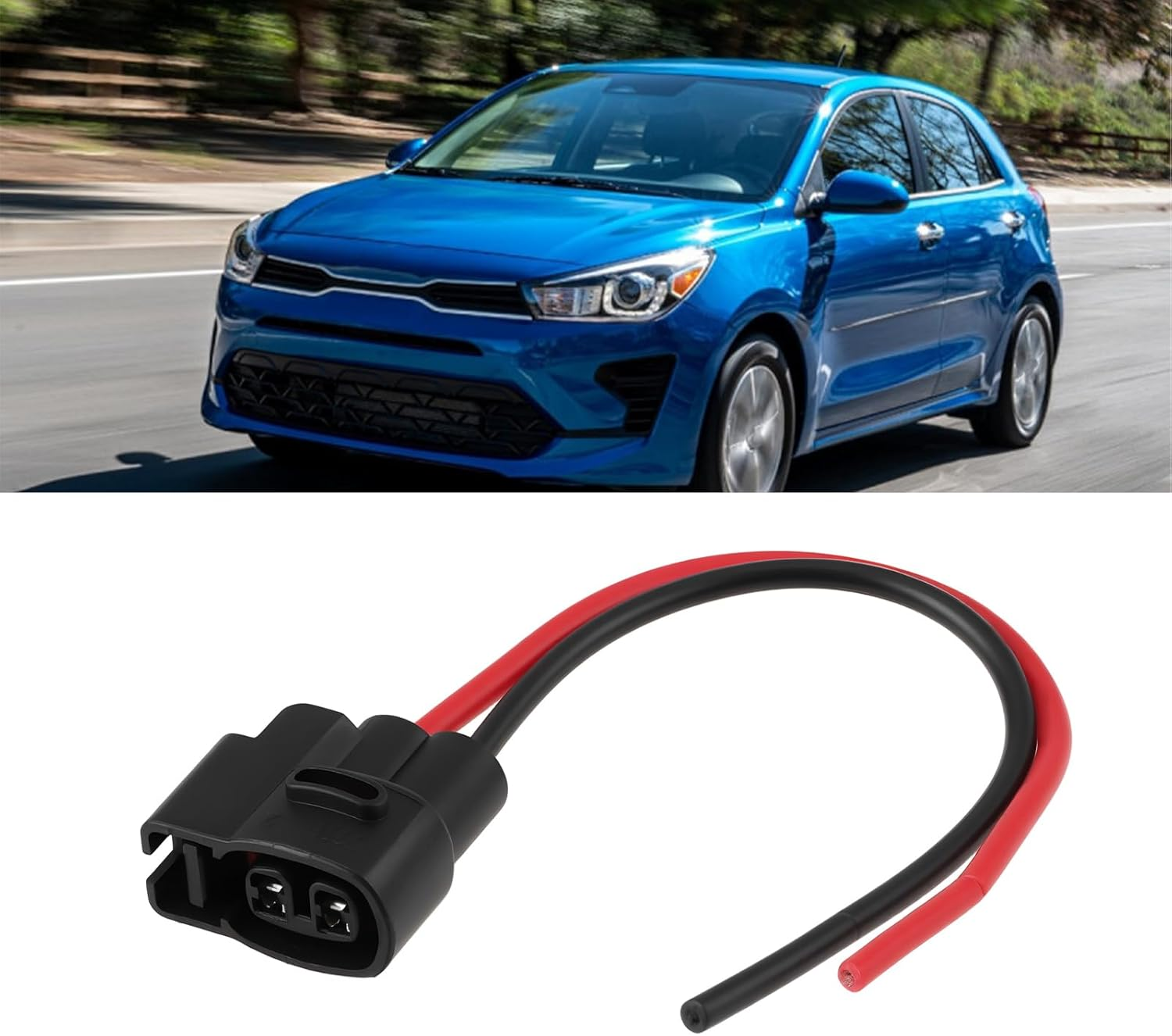 2Pin Ignition Coil Repair Plug Harness 7T4Z12029E 610-00119 Compatible with Kia Compatible with Toyota image number 5