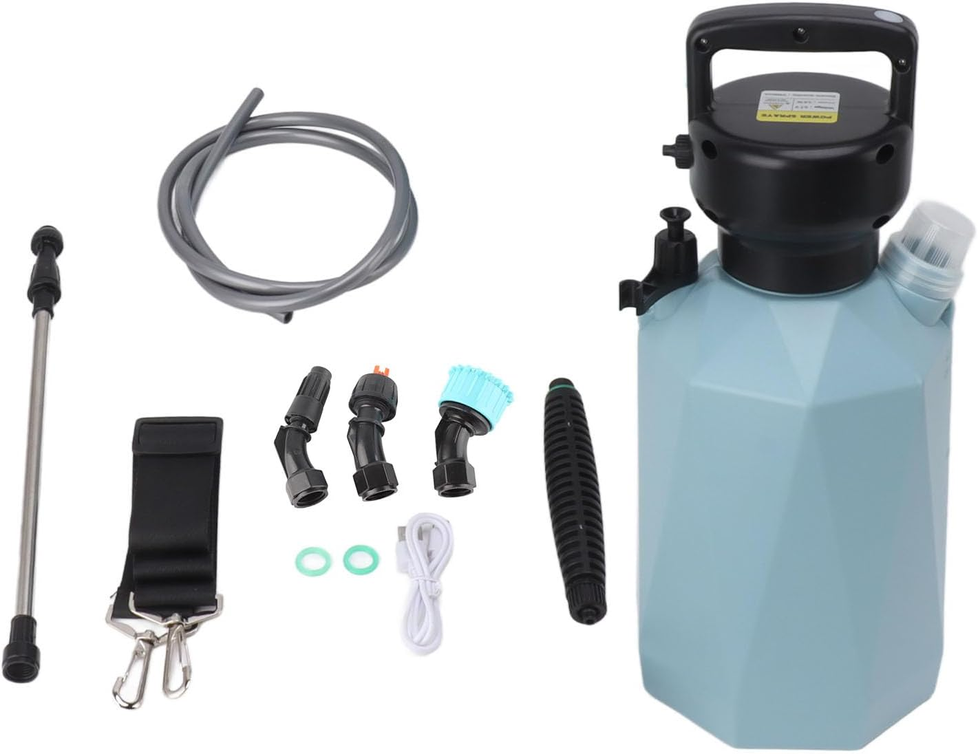 Electric Sprayer, 2000Mah Battery Powered Backpack Sprayer Garden Shape image number 2