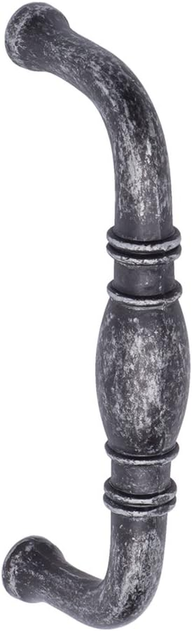 Amazon Basics Traditional Cabinet Handle, 3.71-Inch Length (3-Inch Hole Center), Antique Silver, 10-Pack image number 5