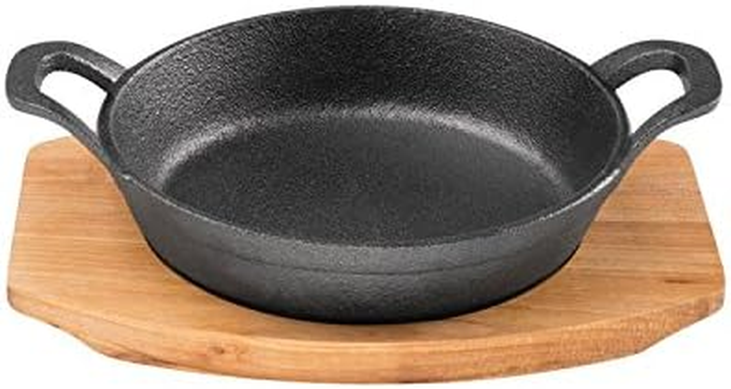 Pyrolux Pyrocast round Gratin, 18 Cm with Maple Tray