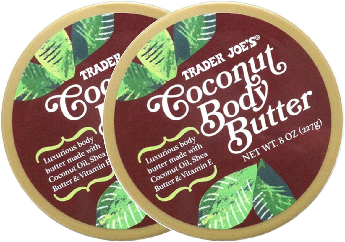 2 Packs Trader Joe'S Coconut Body Butter