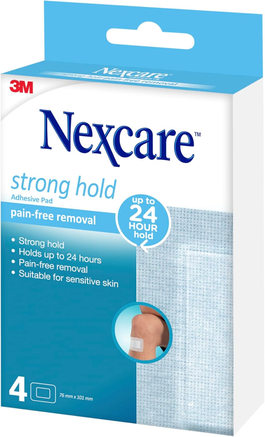 Nexcare SSD34ANZ Strong Hold Pain Free Removal Tape (Pack of 4)