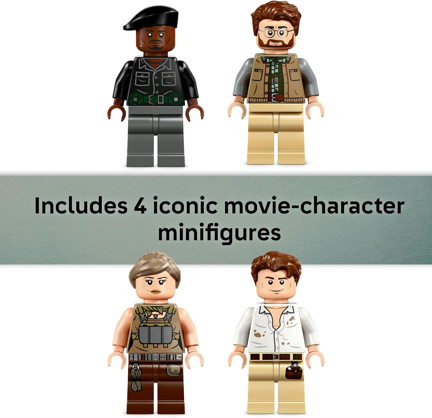 LEGO&reg; Jurassic World Spinosaurus & Quetzalcoatlus Air Mission 76976 Dinosaur Building Toys for Kids, Prehistoric Animal Figures, Interactive Toy for Boys, Girls and Movie Fans Aged 8 and Up image number 3