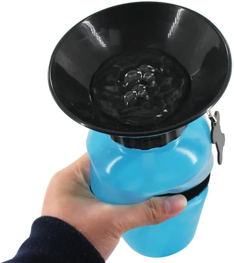 500ML Dog Cat Water Drinking Bottle Detachable Travel Cup Portable Pet Feeder - Durable PP+PE Material, Leakproof Design, Ideal for Dogs and Cats, Easy Squeeze-And-Release Mechanism image number 6