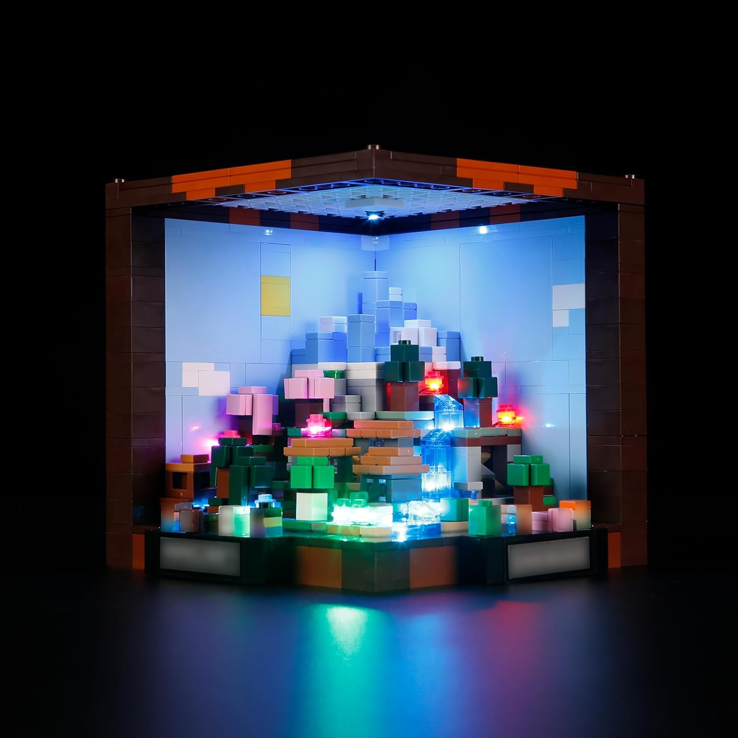 GEAMENT LED Light Kit Compatible with  Minecraft the Crafting Table Building Blocks Model - Lighting Set for Ideas 21265 (Model Set Not Included) image number 6