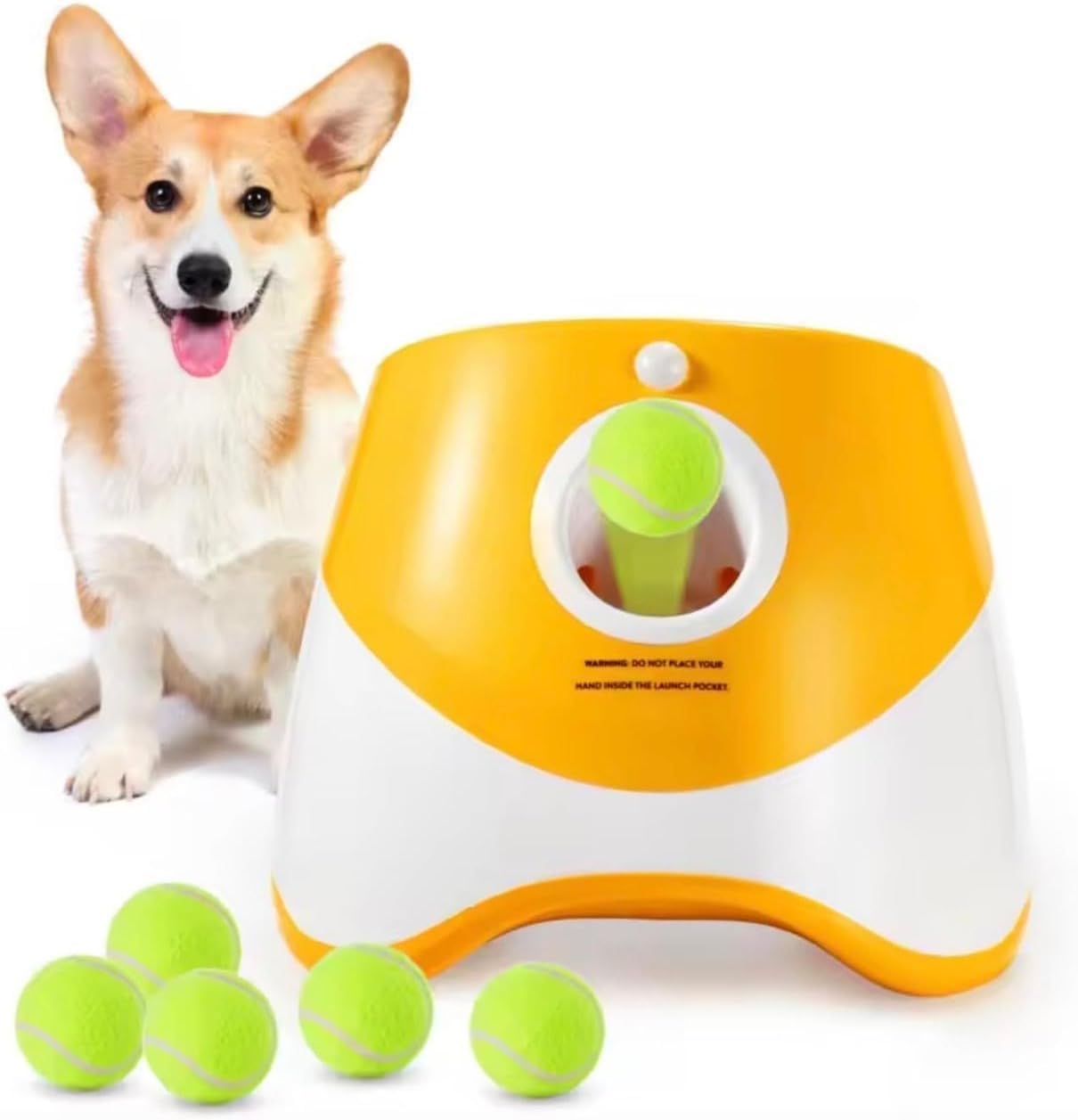Rabaab & Co - Interactive Dog Ball Launcher &ndash; Automatic Fetch Machine for Small, Medium, and Large Dogs with Adjustable Distance Settings and Durable Tennis Balls image number 1