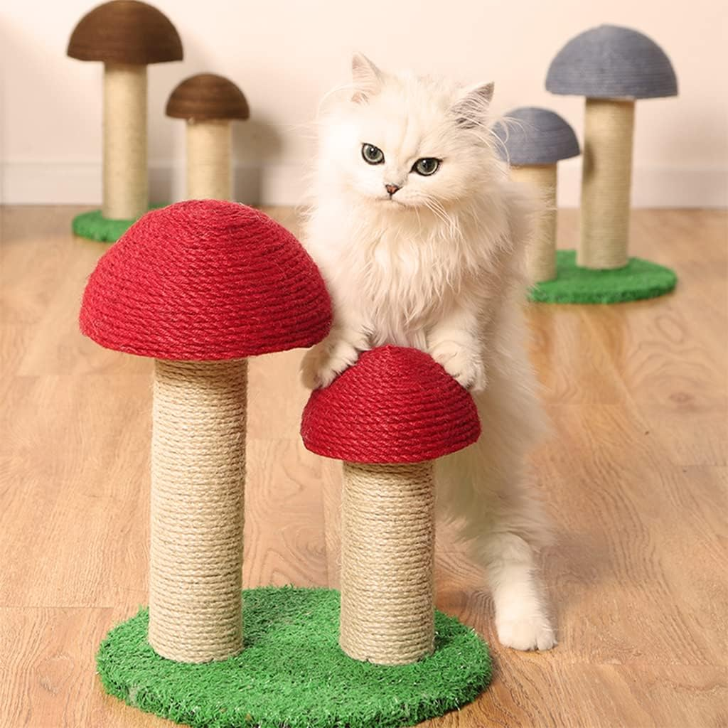 Play Creativity Cat Tree, Mushroom Cat Scratching Post with Durable Sisal Materials, Unique Cat Condo Protect Your Furniture Rest image number 5
