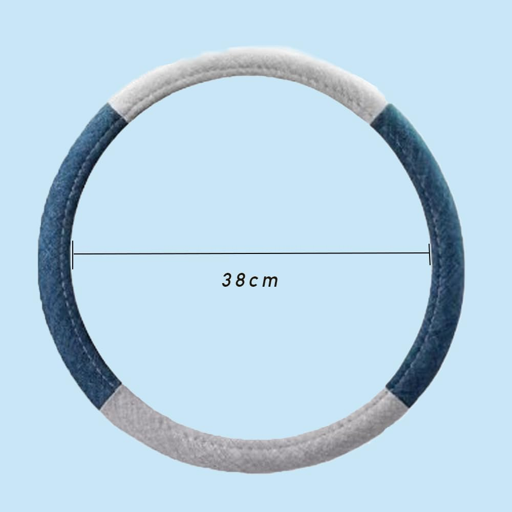 For Mazda 3 Mazda 6 2009 2010 2011 2012 2013 2014 2015 2016 2017 Flax Car Steering Wheel Cover,Breathable Car Steering Cover,Car Steering Wheel Shell,Steering Wheel Outer Cover image number 4