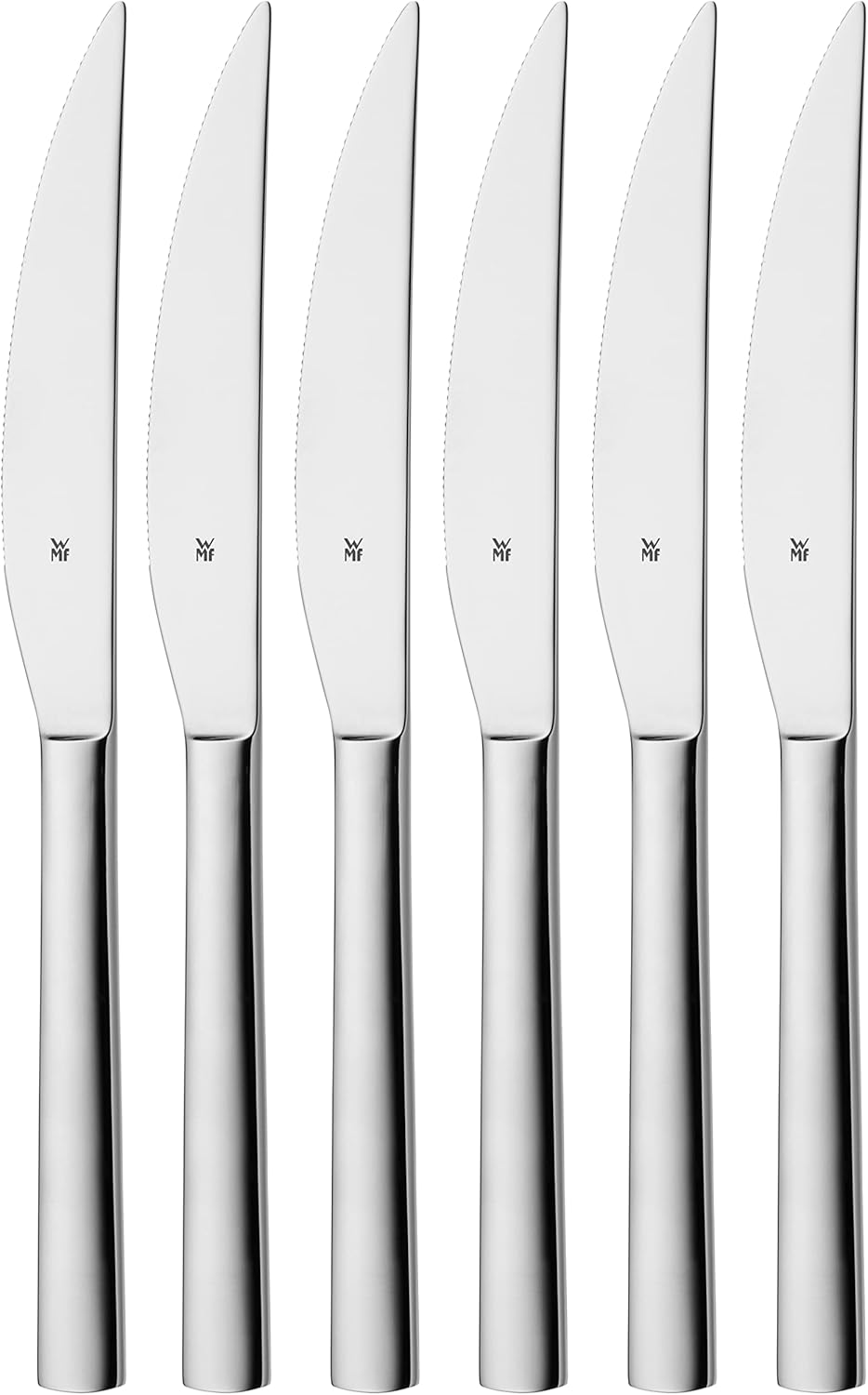 WMF Steak Knife Set 6-Piece Nuova Cromargan Stainless Steel Polished, Silver, 25 X 20.8 X 2.4 Cm image number 2