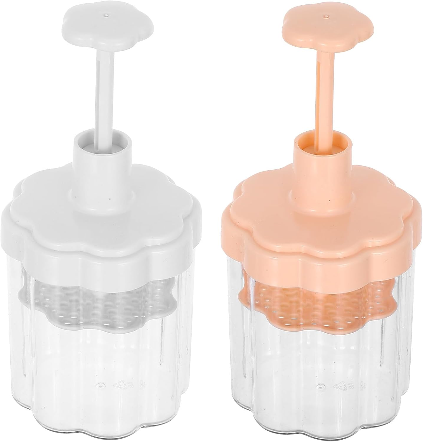 HEANUJJ 2Pcs Face Wash Foam Maker Pump Dispenser Bottles for Shampoo and Body Wash, Manual Portable Facial Cleanser Frother for Travel and Daily Beauty Care image number 4