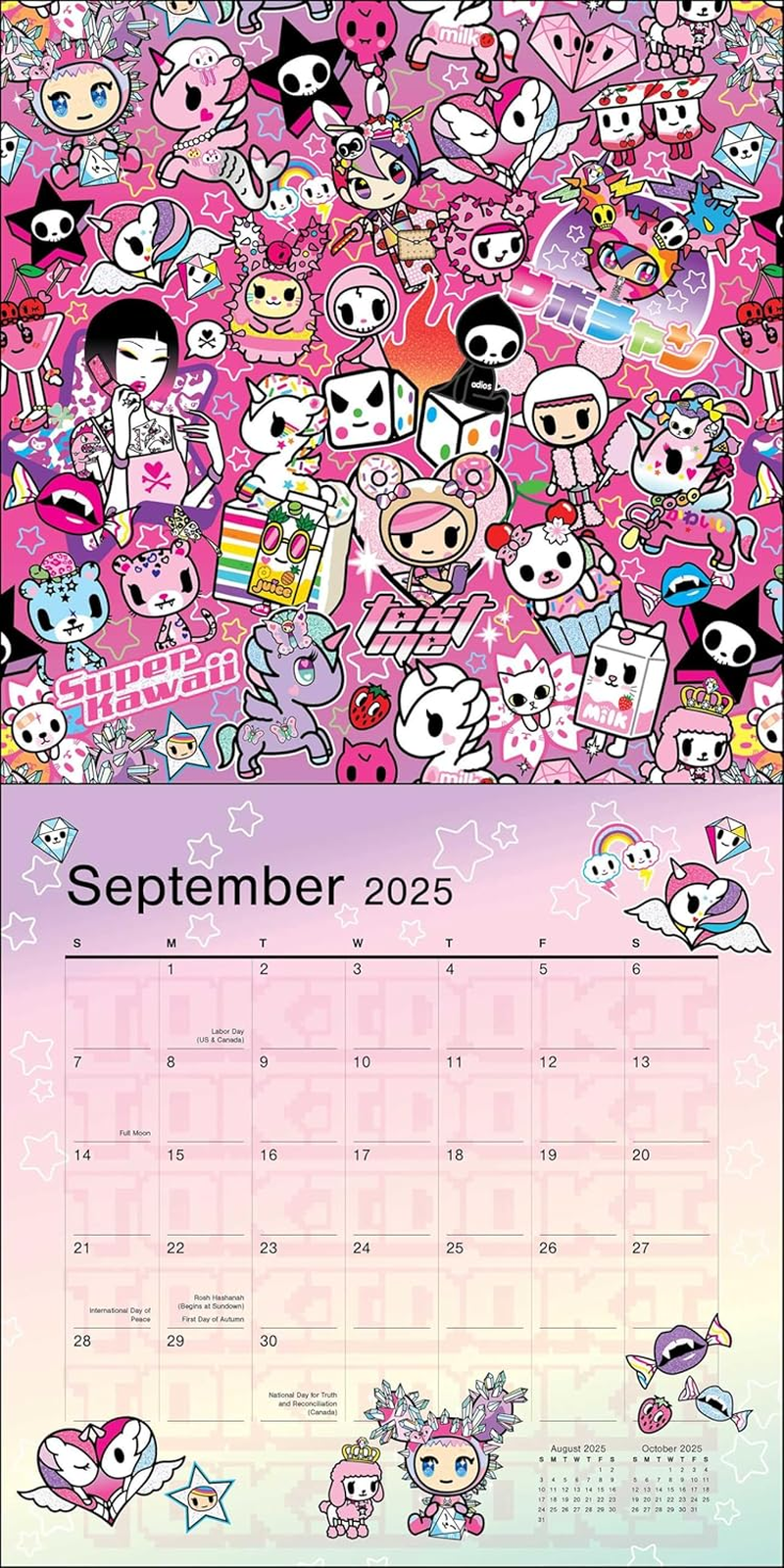 Tokidoki 2025 Wall Calendar image number 4