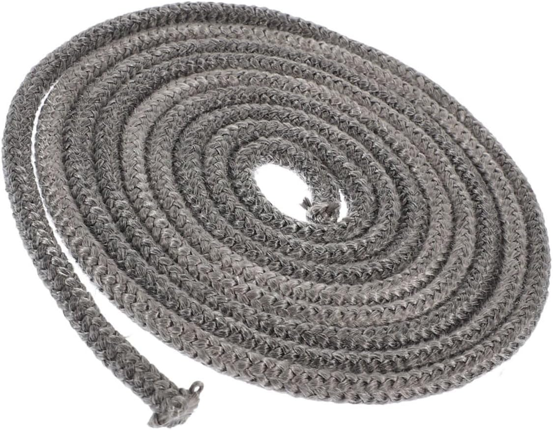 PLAFOPE 5M Wood Stove Gasket Rope 14Mm Fiberglass Fire Resistant Seal for Wood Burning Stove Door Insert and Fireplace Flue Sealant image number 5