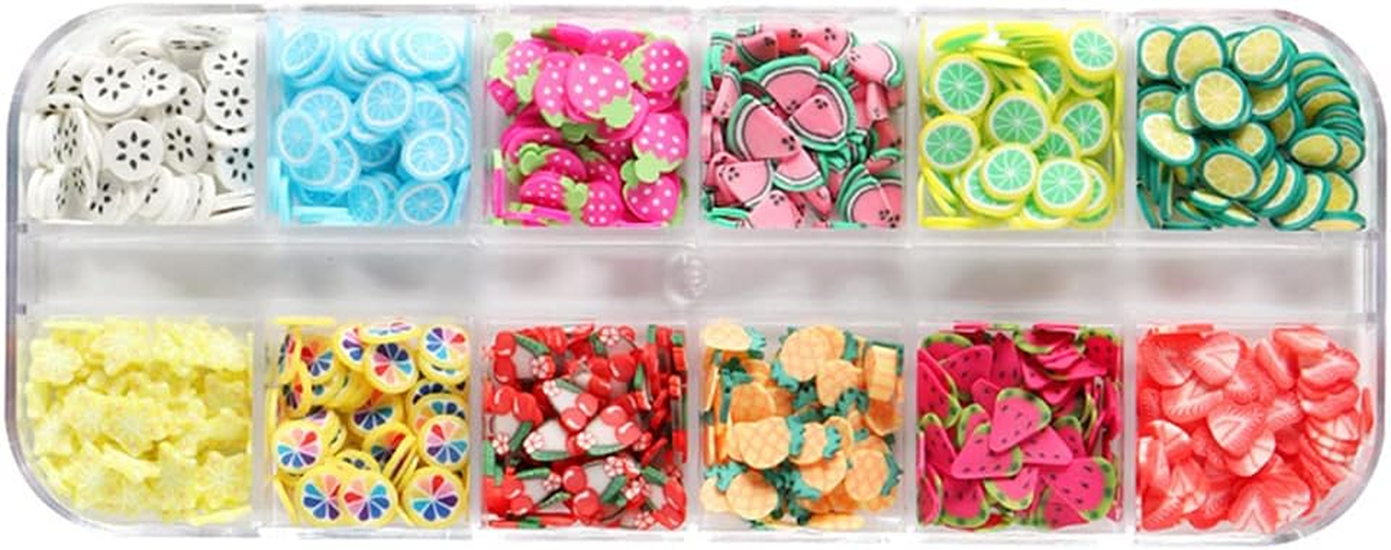 MISHITI Fruit Soft Polymer Clay Discs UV Epoxy Resin Mould Filler Nail Art Decoration image number 3