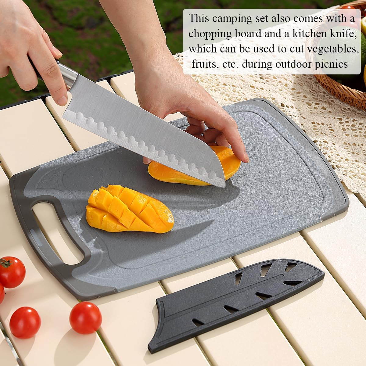 Camping Essentials, Evanda Camping Cooking Utensils, Travel Essentials, Portable Camping Kitchen Utensil Set for Travel, Picnics, Rvs, Camping, Bbqs, Parties image number 4