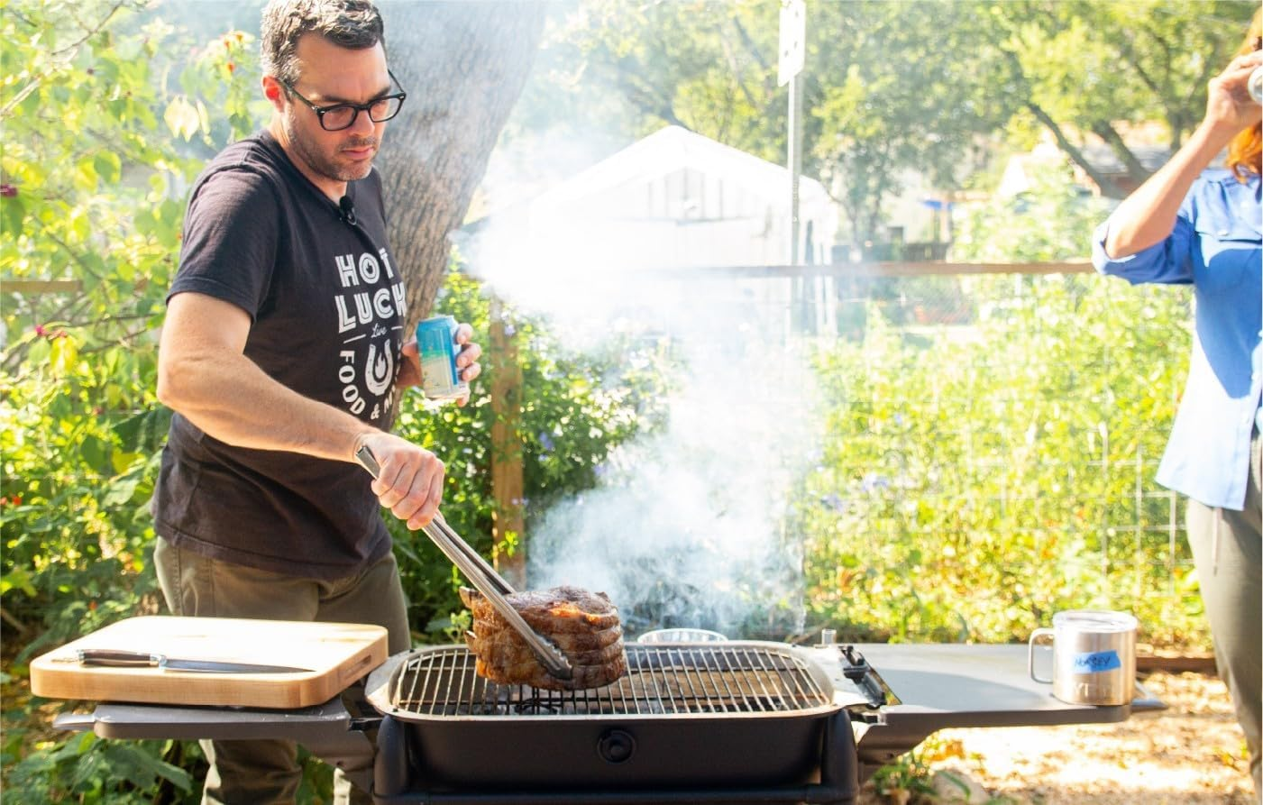 PK Grills PK300-AF Aaron Franklin Grill and Smoker, Coal/Coal image number 3