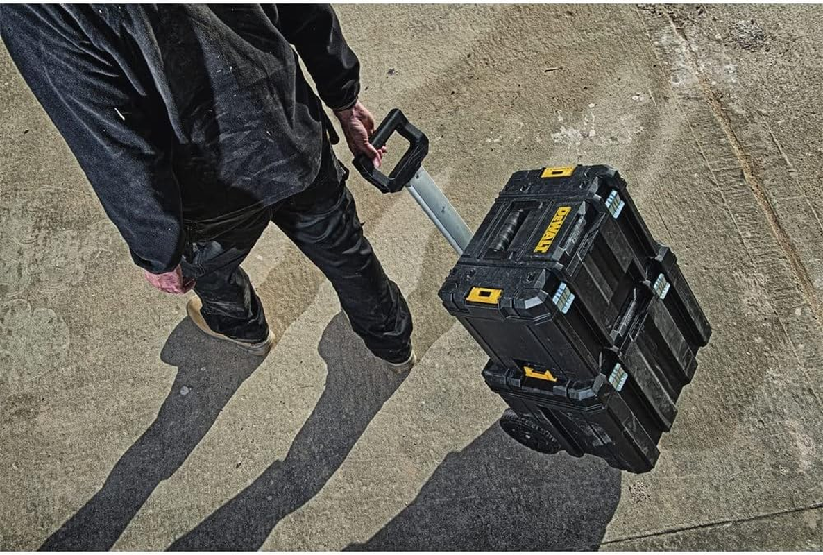 DEWALT Tool Box with Wheels, TSTAK, Deep Box with Wheels (DWST17820) image number 2