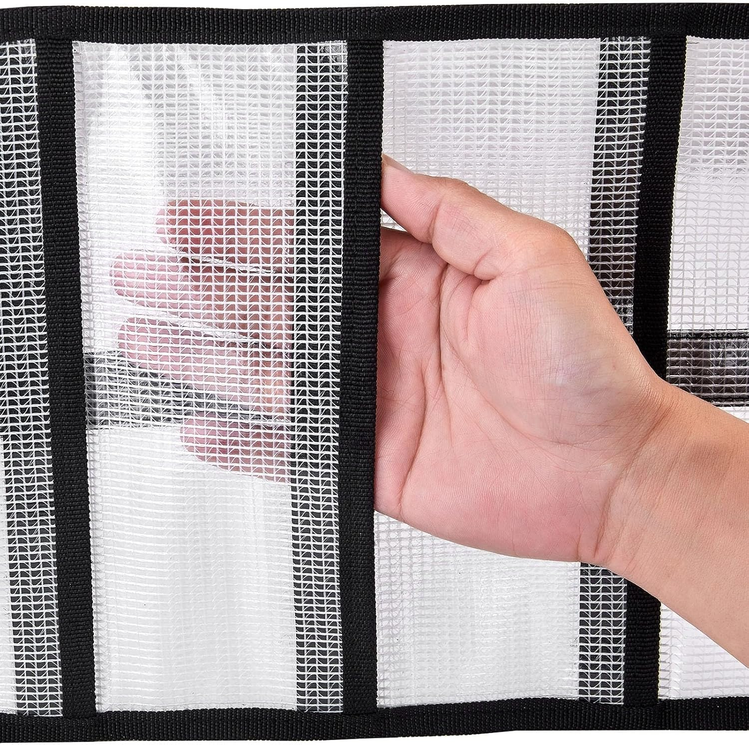 Roll up Fishing Lure Wraps Set-25" X 9" Durable Lure Bag 6 Pocket PVC Protective Cover Saltwater Hook Covers Fabric Lure Protector Trolling Lure Tackle Box Large 2 PCS image number 2