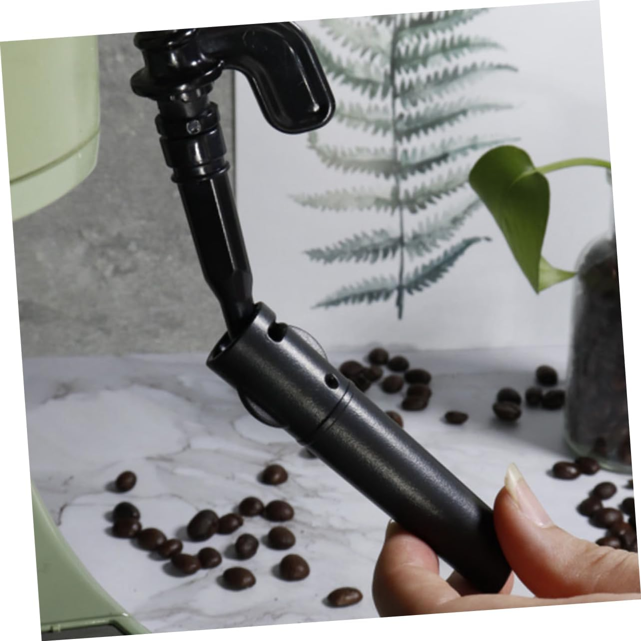 PRETYZOOM Plastic Steam Nozzle for Coffee Machines Replacement Spout Compatible with Delonghi Outer Tube Easy to Use Milk Frother Accessory for Home and Office Brewing