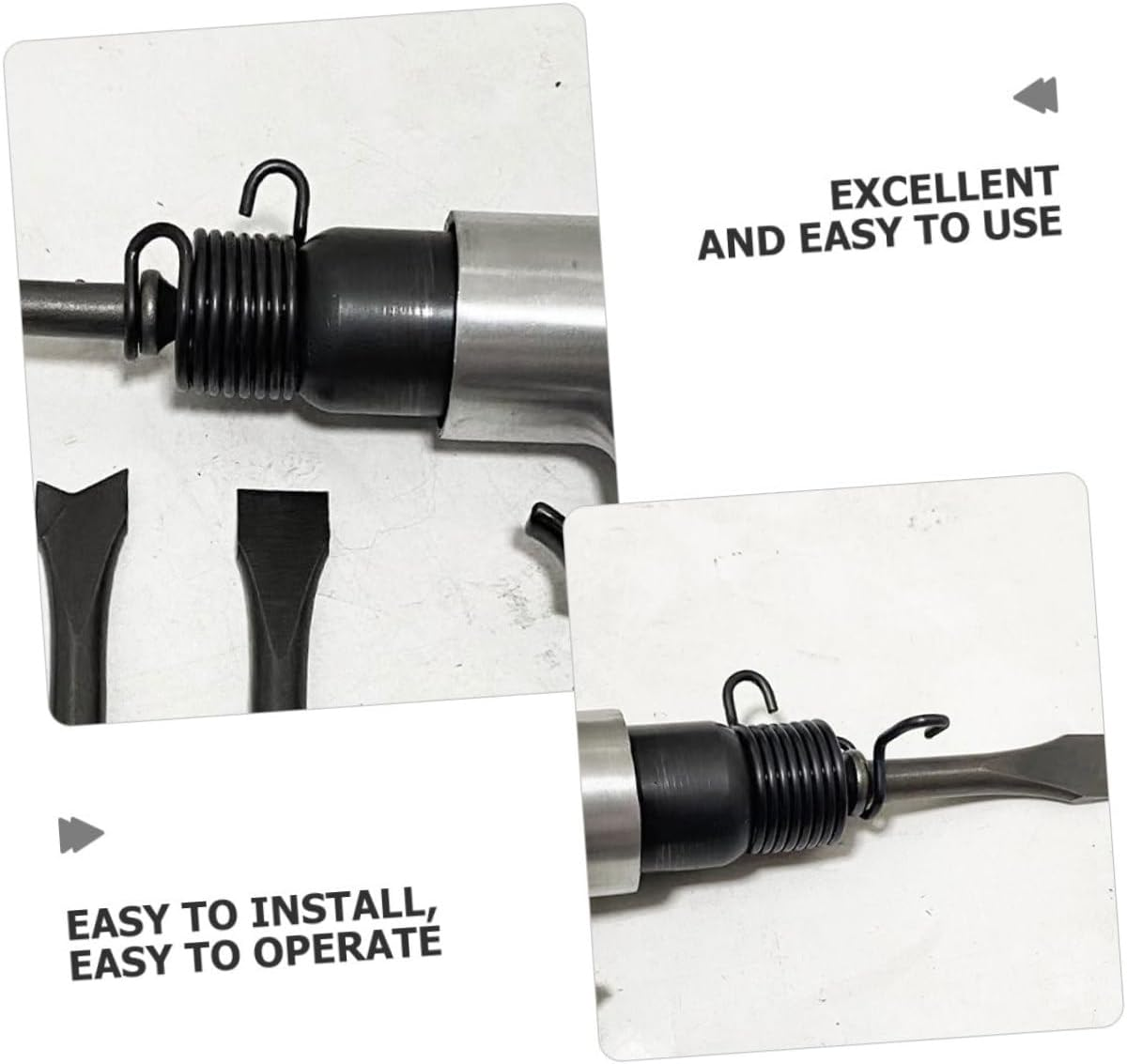 GANAZONO 5Pcs Pneumatic Shovel Tool Spring for Chisel Retainer for Automotive Hood Scoops Construction