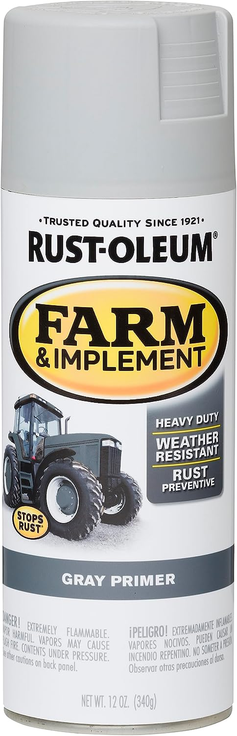 Rust-Oleum 280124 Farm and Implement Spray Paint, John Deere Green, 12 Oz image number 2