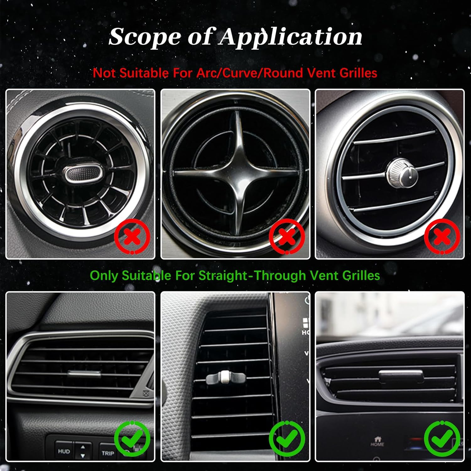 10PCS Bling Car Air Conditioner Decoration Strip for Vent Outlet, Rhinestone Car Air Vent Outlet Moulding Trim Strip, Bling Diamond Car Accessories Interior for Women and Girls image number 1