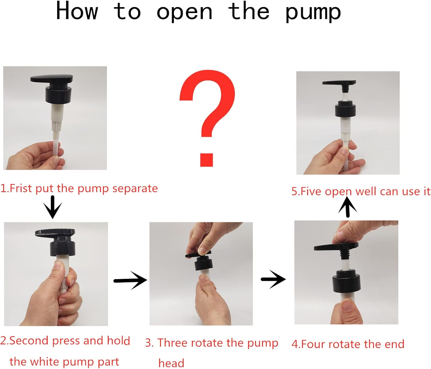 Pimyrcyi 300Ml Travel Shampoo Bottles Refillable,Empty Pump Plastic Dispensers 10 Oz Shower Containers for Shampoo Conditioner Body Wash (Transparent Black,1 Set) - 1,Black,Blue,Green,Transparent image number 4