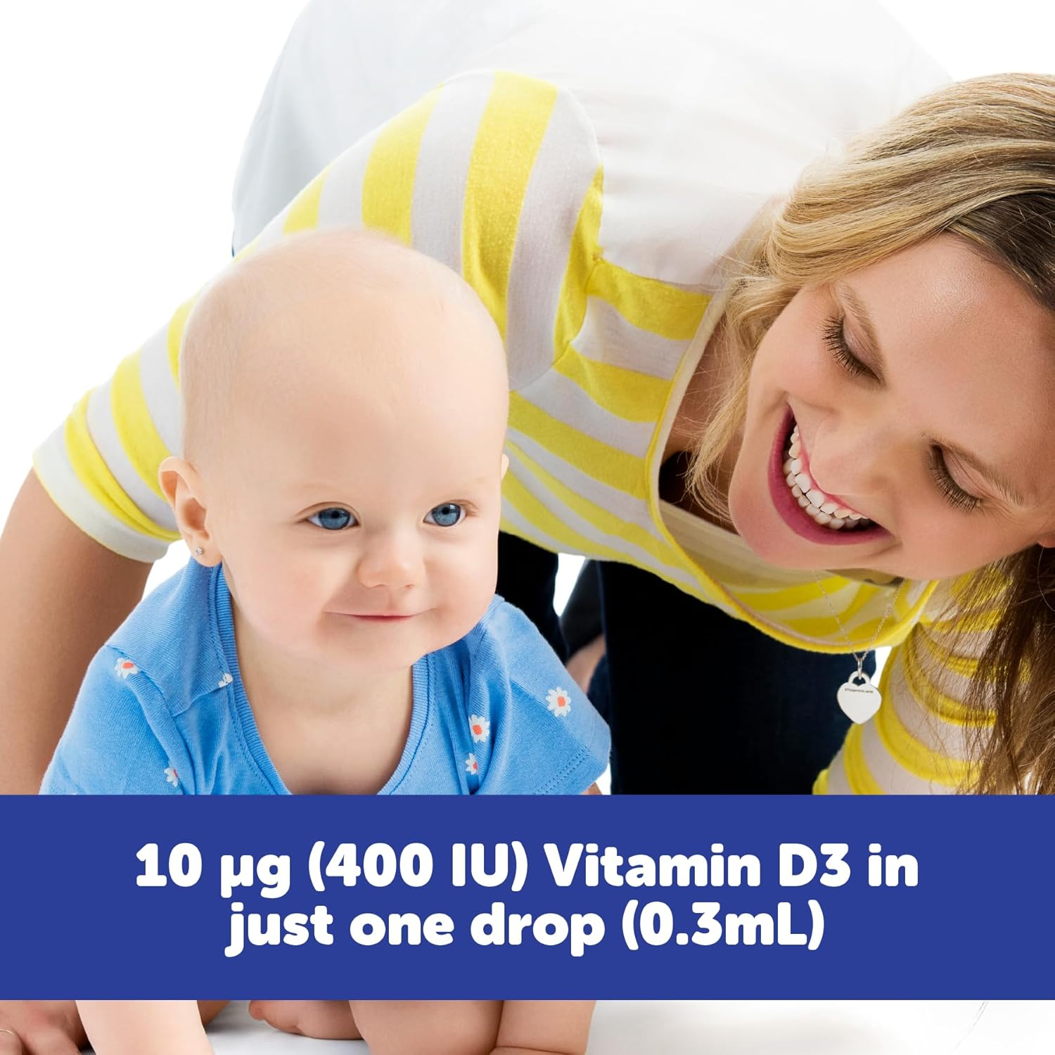 Baby Ddrops Infant Vitamin D3 Drops-Supports Healthy Bone and Teeth Development and Immune System Function. No Preservatives, No Sugar, Non-Gmo image number 5