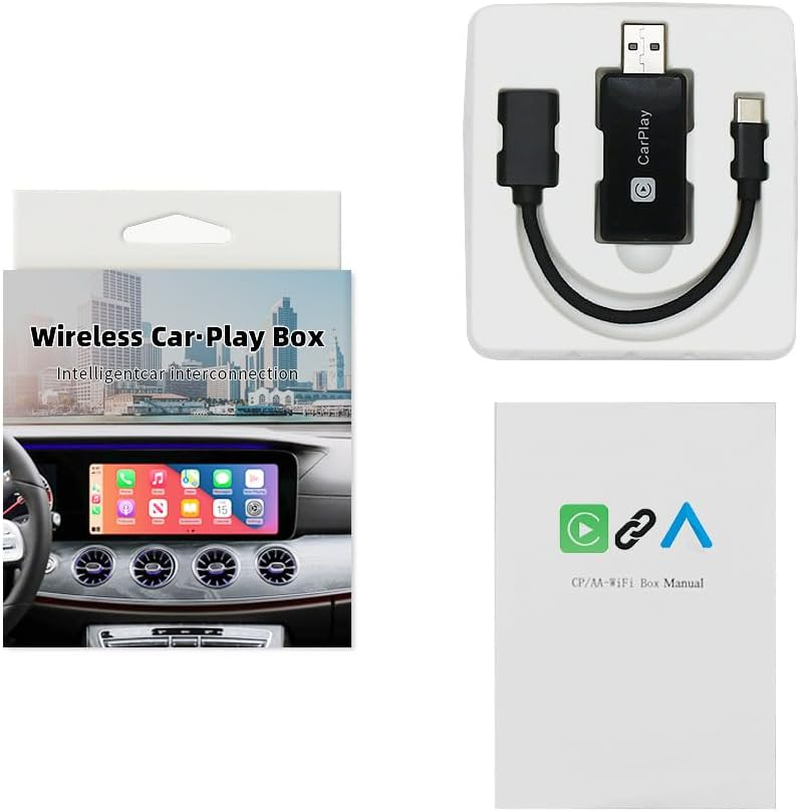 Wireless Carplay Adapter 2-In-1 for Iphone & Android - Plug & Play Mini USB Dongle, 5Ghz Wifi Auto Connect, Stable Bluetooth Connection Fit 98%+ Cars with Upgrade Wired Carplay to Wireless image number 6