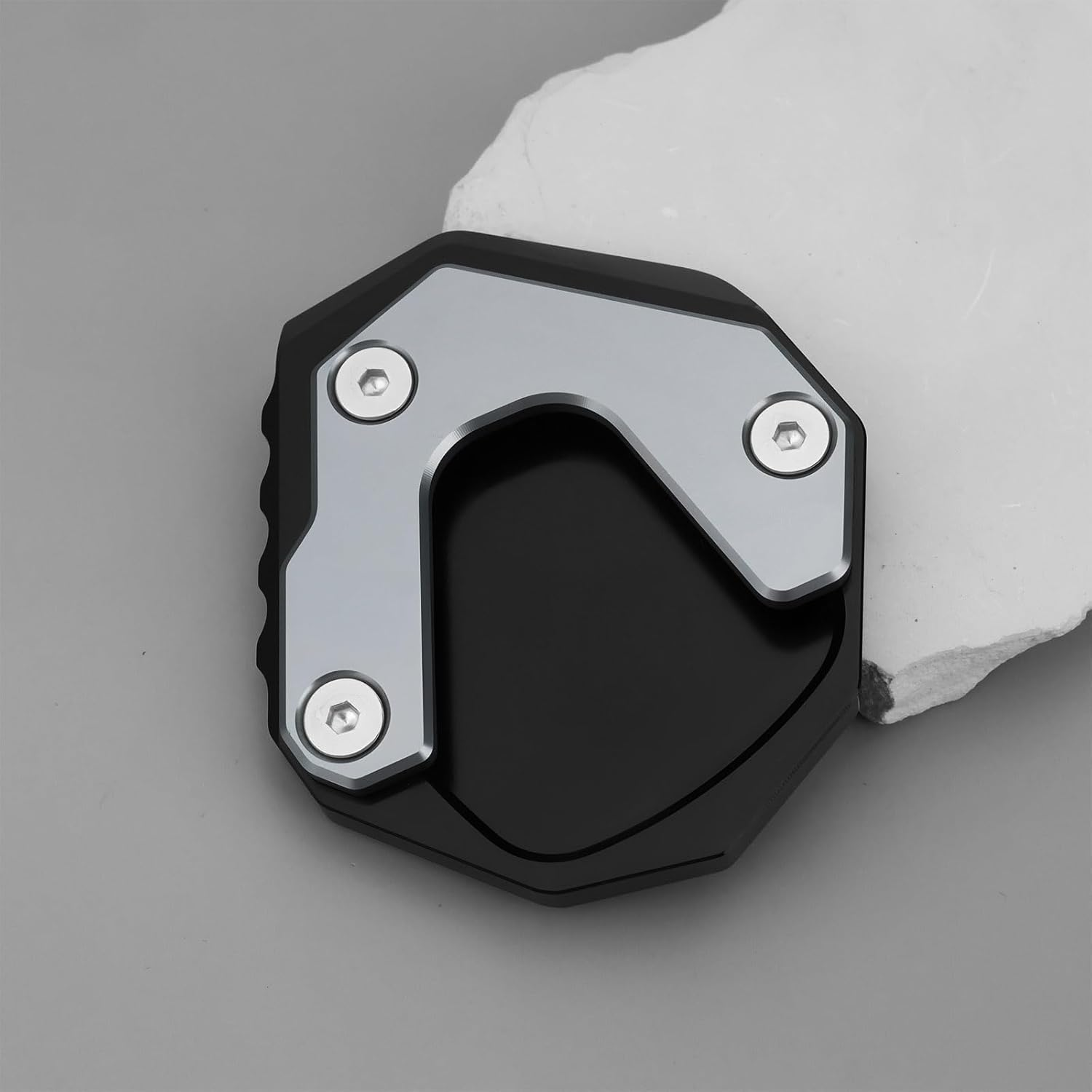 Emagtech Side Stand Extension Plate Titanium Compatible with Honda Transalp XL750 image number 1