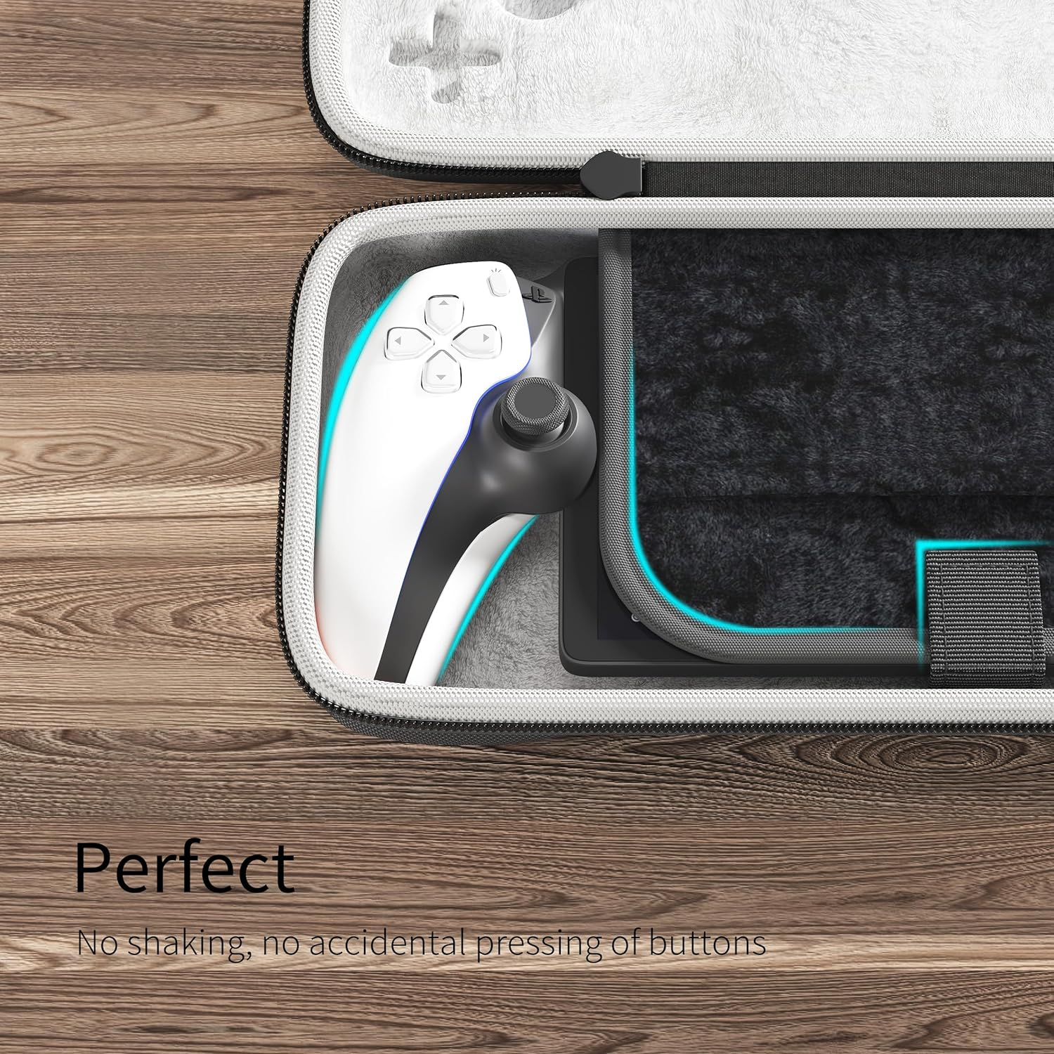 Iofeiwak Hard Shell Carrying Case for PS Portal - Playstation 5 Remote Player Portable Thin Storage Case [Lightweight] [Waterproof] [Full Protection] image number 6