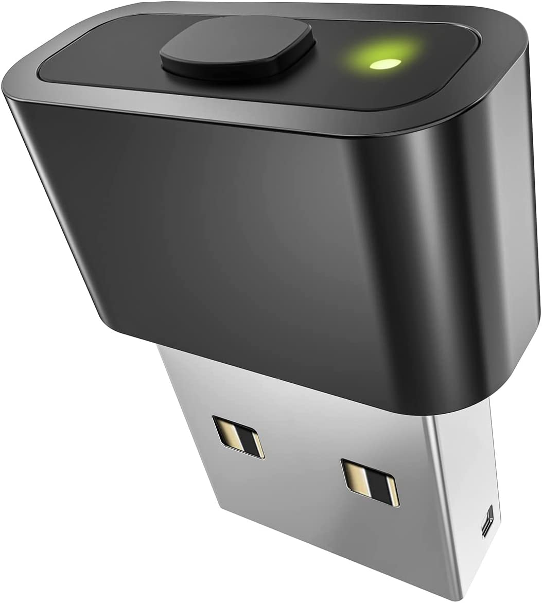 Geyes Mouse Jiggler USB, Undetectable Mouse Mover Device Has Two Swing Modes Jiggle and Multi-Track,Keeps for Computer/Laptop Awake, Driver-Free, Plug-Play，With Switch (Metal Black 2 Pcs) image number 3