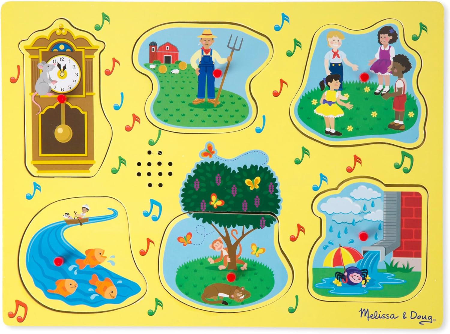 Melissa and Doug - Sing-Along Nursery Rhymes 1 Song Puzzle - 6P image number 1